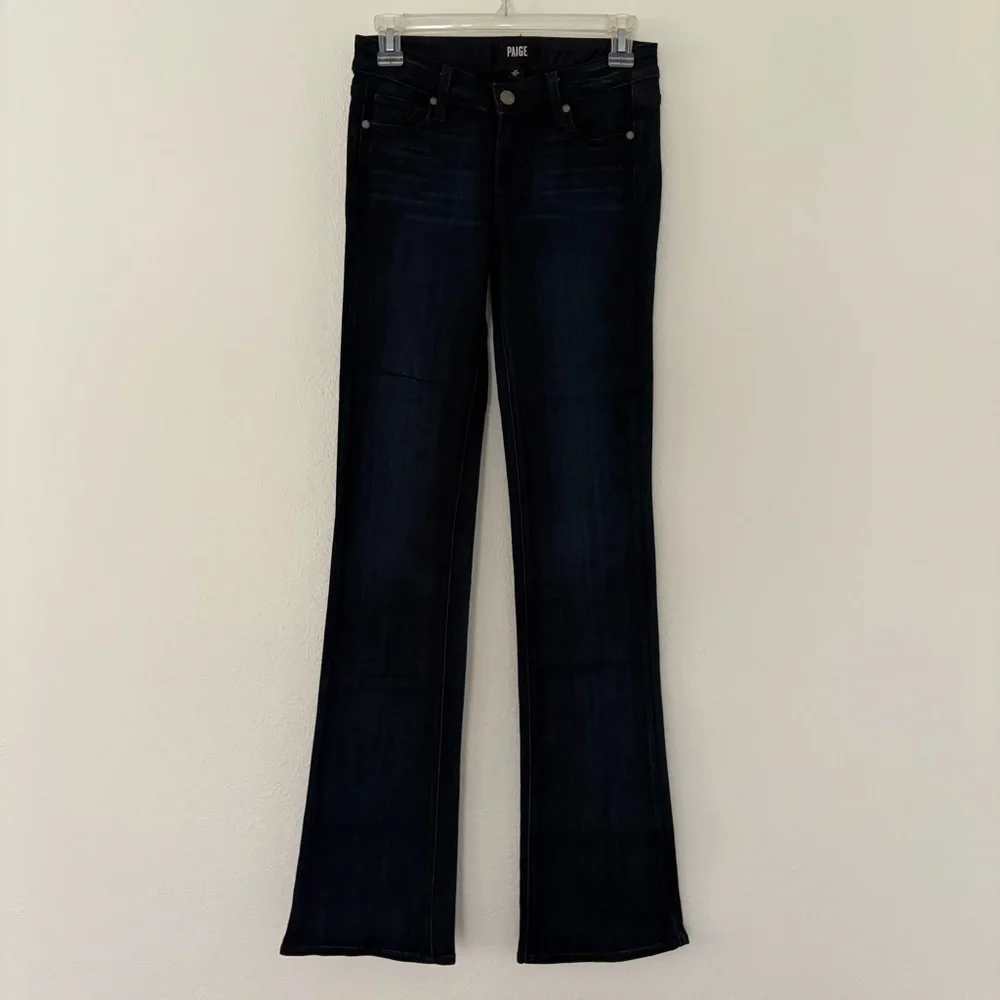 PAIGE Like New Manhattan Dark Blue Jeans - Picture 2 of 8